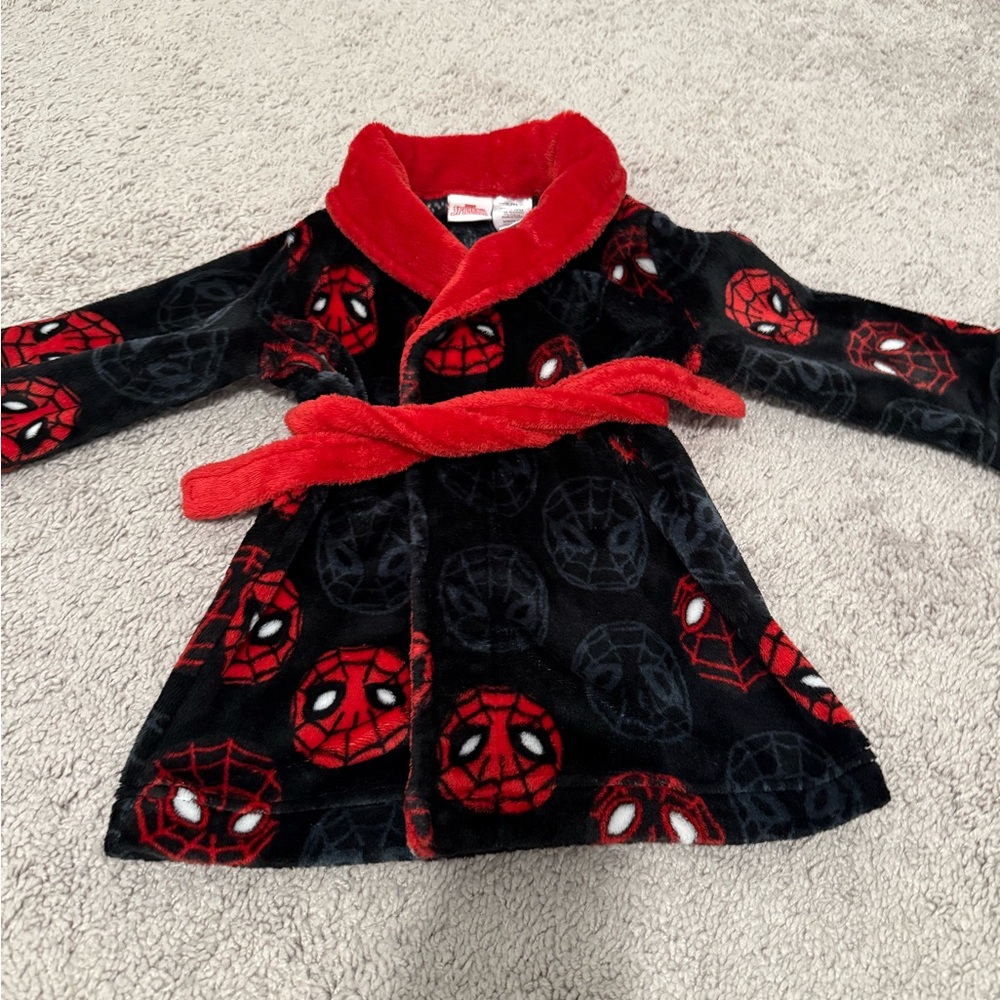 Spider man toddler pajama robe - Picture 2 of 4